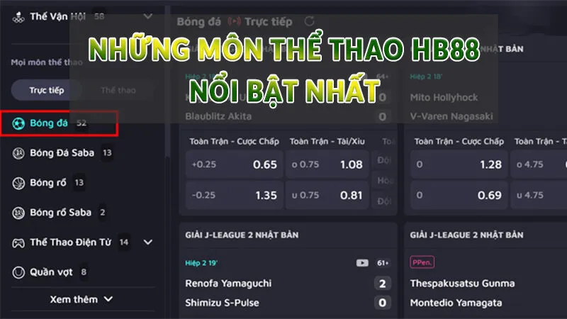 Thể Thao HB88 - Cá Cược Thể Thao Thưởng Khủng 4 Những môn Thể Thao HB88 nổi bật nhất
